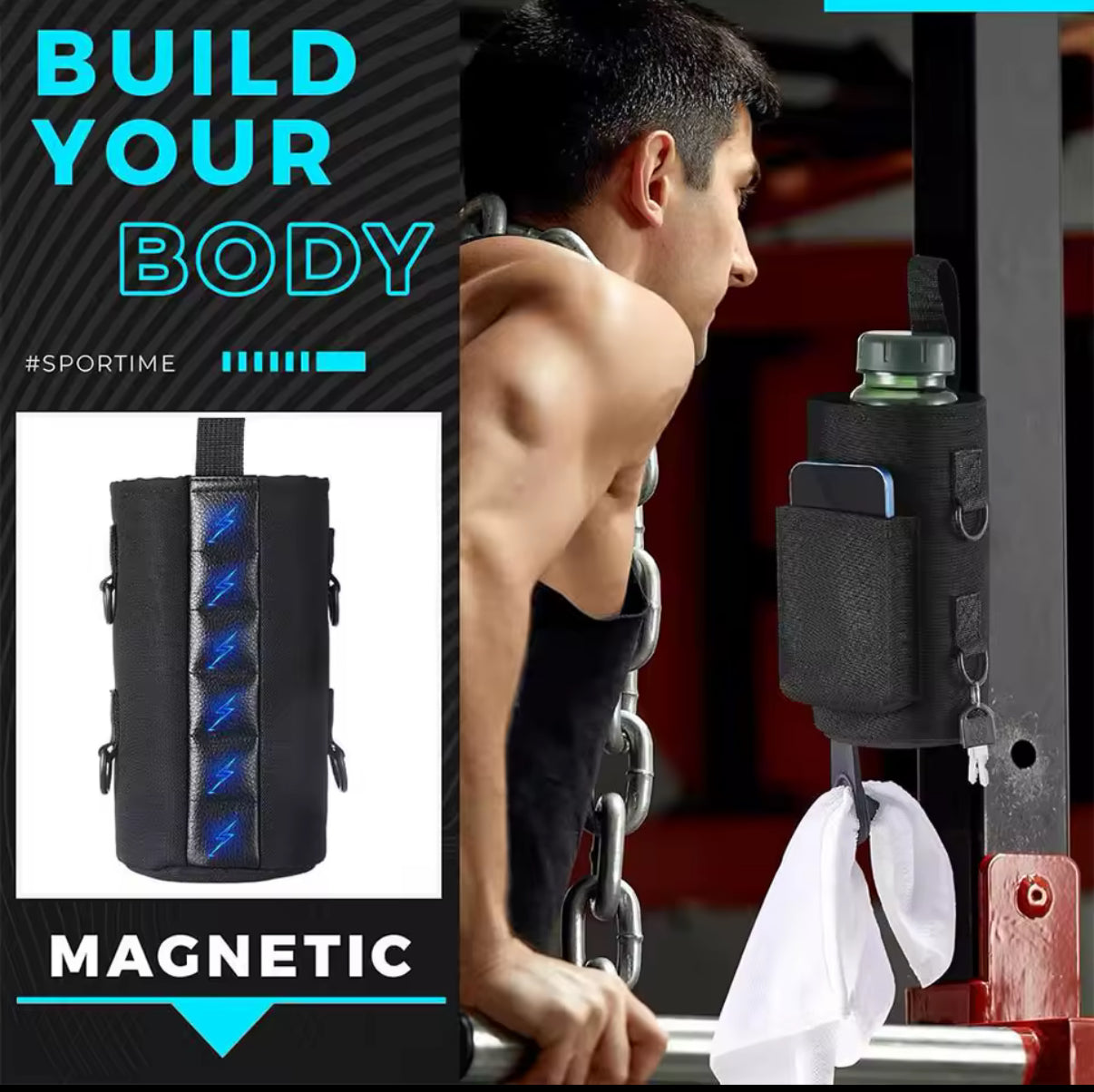 Magnetic Gym bag